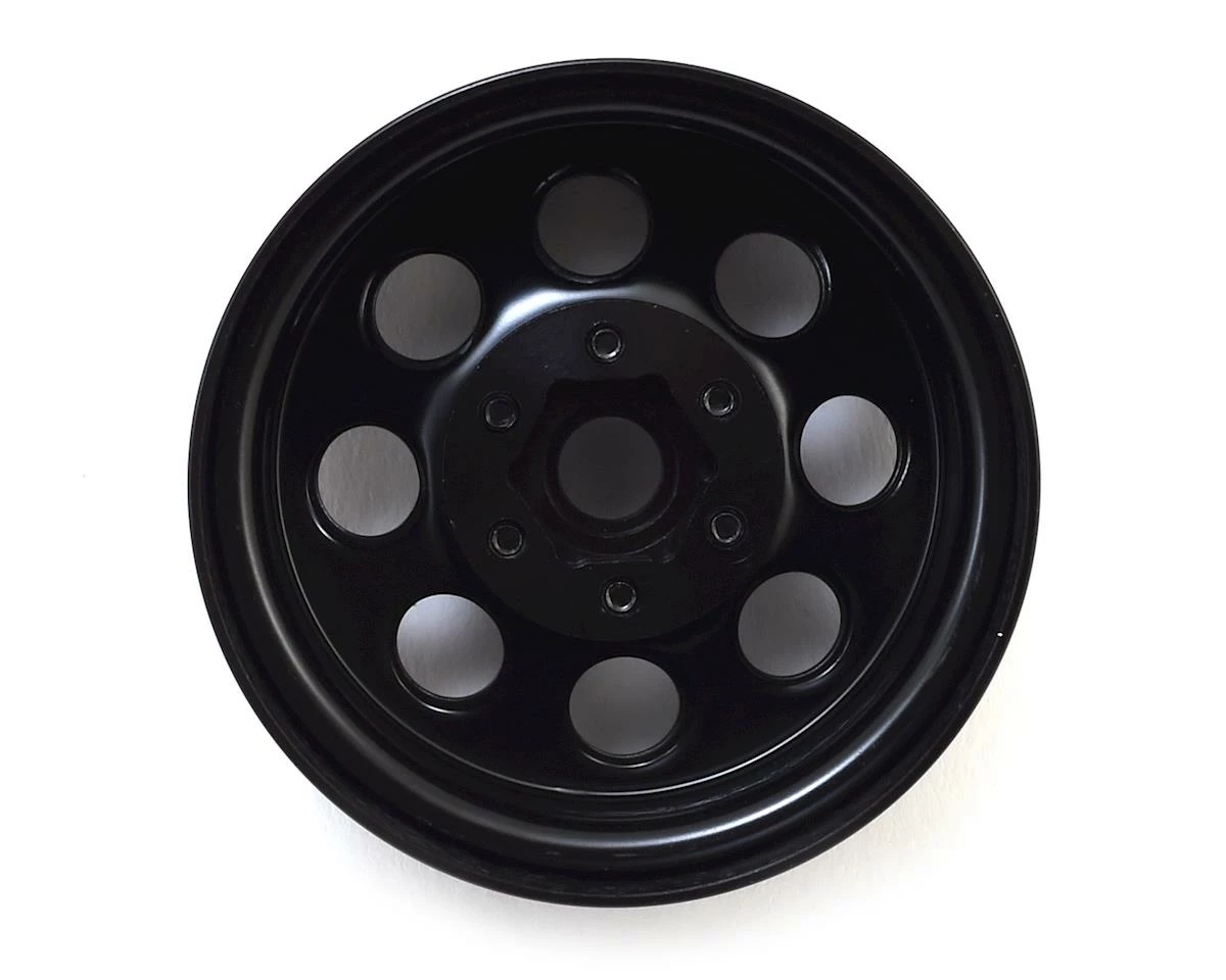 SSD RC 8 Hole 1.9” Steel Beadlock Wheels (Black) 2 SSD RC 8 Hole 1.9” Steel Beadlock Wheels (Black) - Image 2