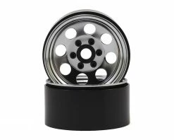 SSD RC 8 Hole 1.9” Steel Beadlock Wheels (Chrome)