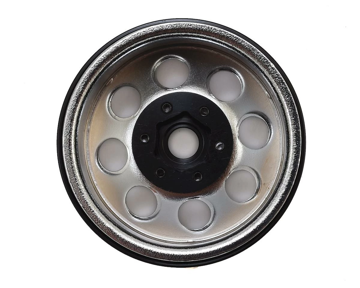 SSD RC 8 Hole 1.9” Steel Beadlock Wheels (Chrome) 2 SSD RC 8 Hole 1.9” Steel Beadlock Wheels (Chrome) - Image 2