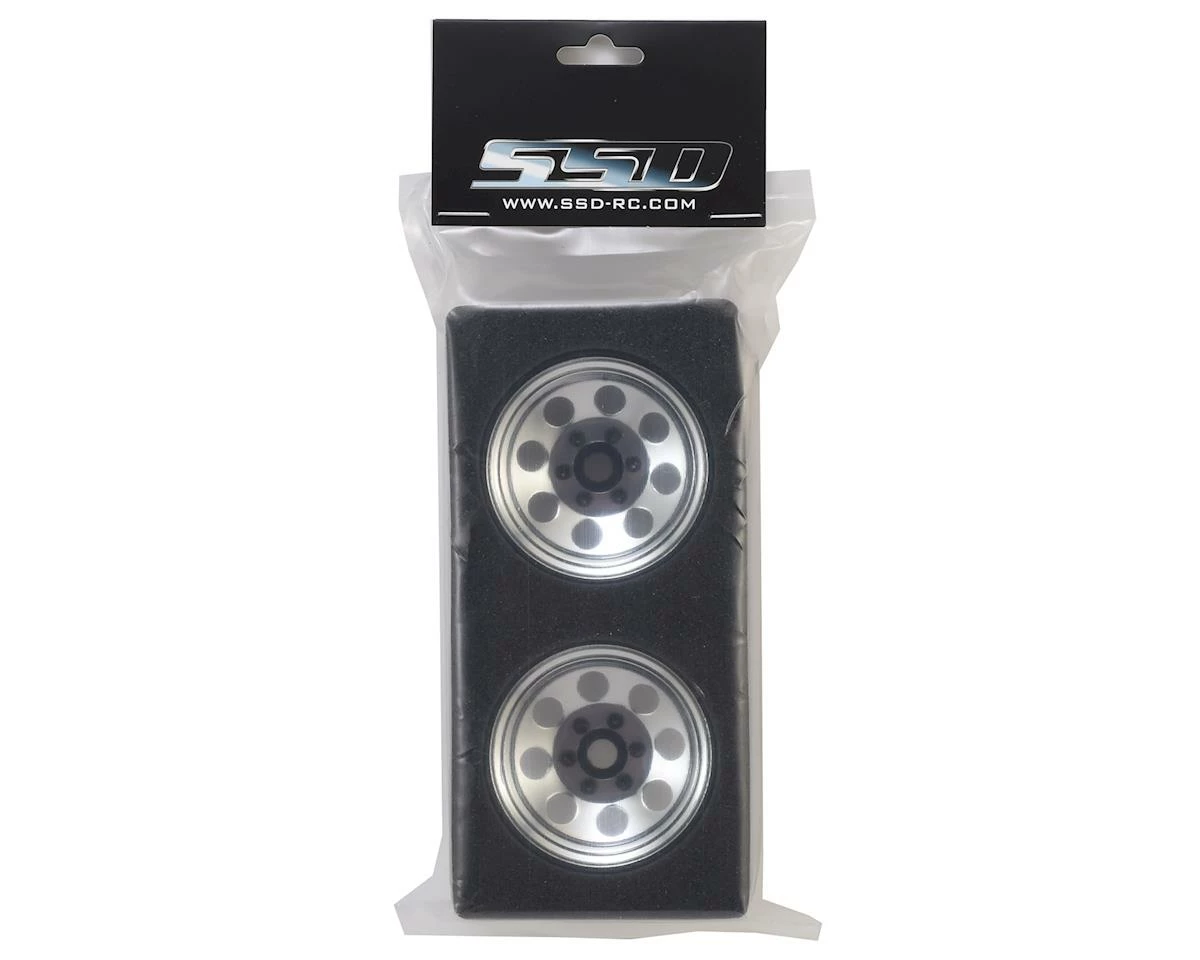 SSD RC 8 Hole 1.9” Steel Beadlock Wheels (Chrome) 3 SSD RC 8 Hole 1.9” Steel Beadlock Wheels (Chrome) - Image 3