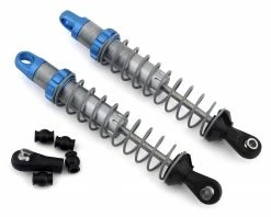 SSD RC Pro Scale 90mm Shocks (Silver/Blue)