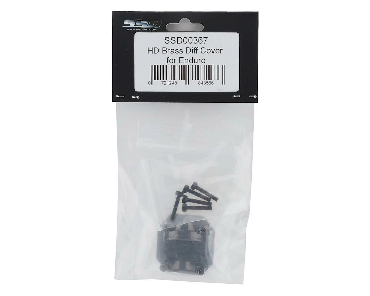 SSD RC Enduro HD Brass Differential Cover 2 SSD RC Enduro HD Brass Differential Cover - Image 2
