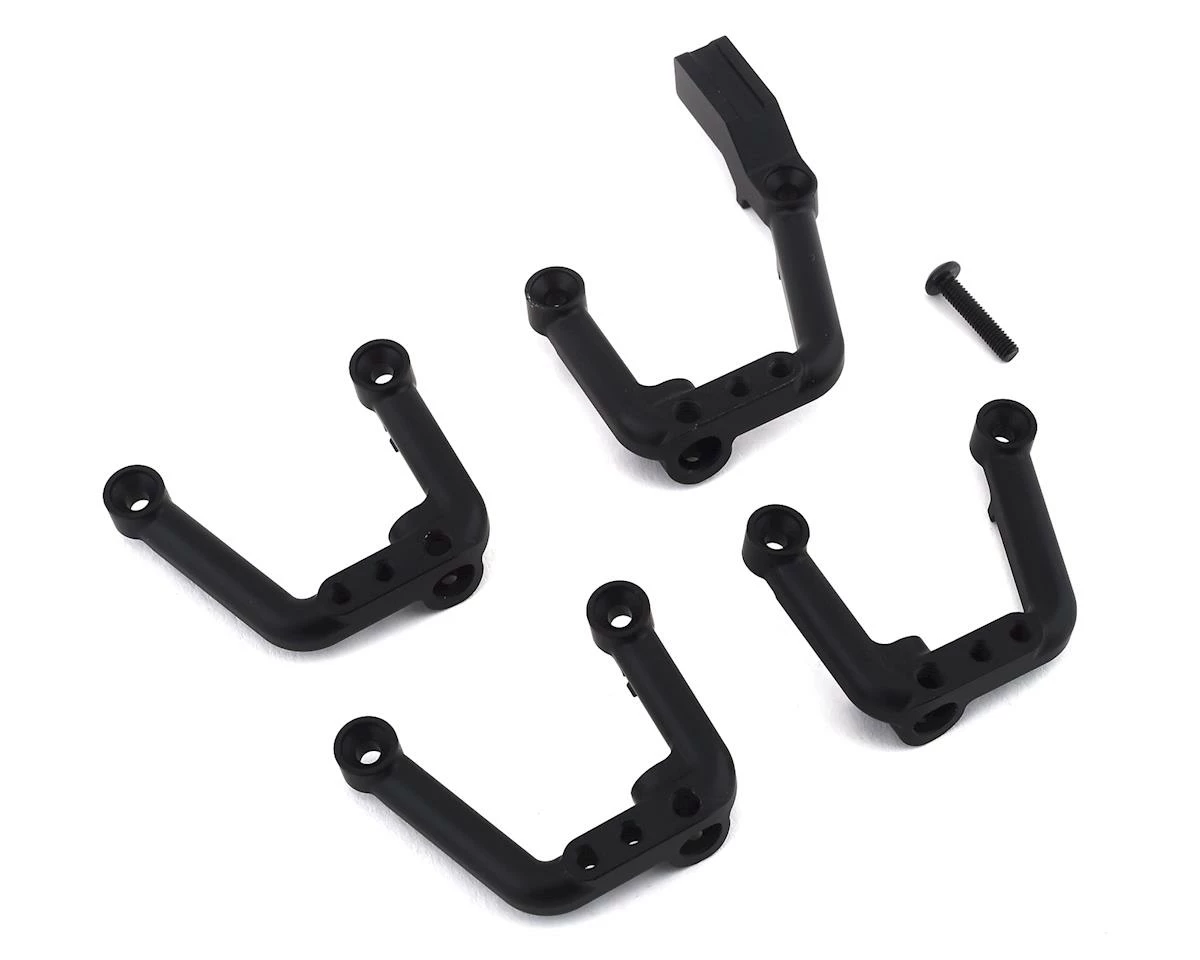 SSD RC Enduro Aluminum Shock Hoop Set (Black) 1 SSD RC Enduro Aluminum Shock Hoop Set (Black)