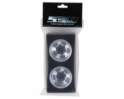 SSD RC Slot 1.55” Steel Beadlock Crawler Wheels (Chrome) (2) -Rock Crawlers Sales Shop ssd00475 2
