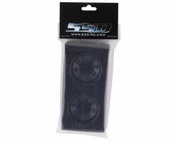SSD RC 8 Hole 1.55” Steel Beadlock Crawler Wheels (Black) (2) -Rock Crawlers Sales Shop ssd00484 2