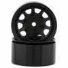 SSD RC D Hole 1.55” Steel Beadlock Crawler Wheels (Black) (2)