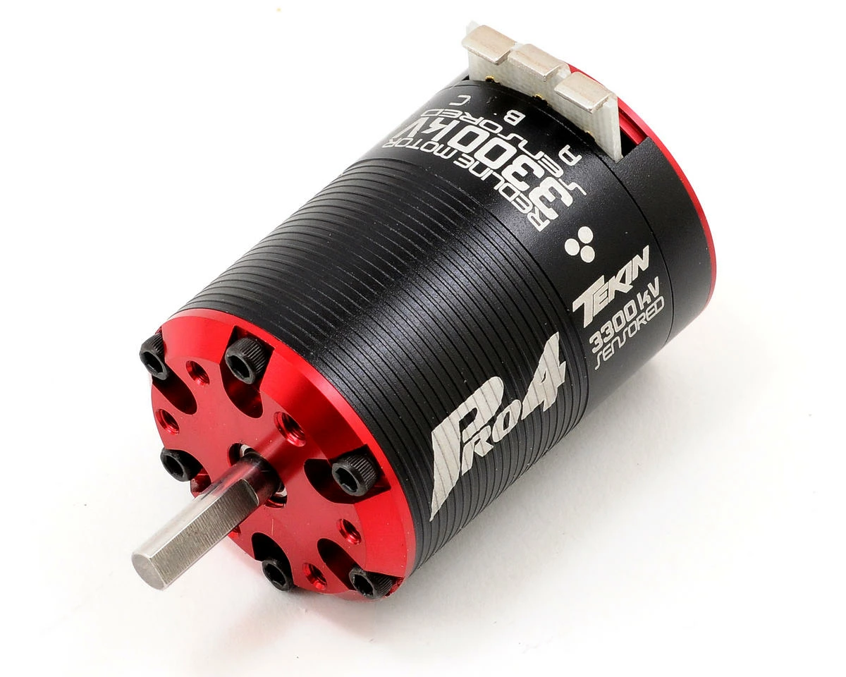 Tekin Pro4 4-Pole Brushless Motor w/5mm Shaft (3,300kV) 1 Tekin Pro4 4-Pole Brushless Motor w/5mm Shaft (3,300kV)
