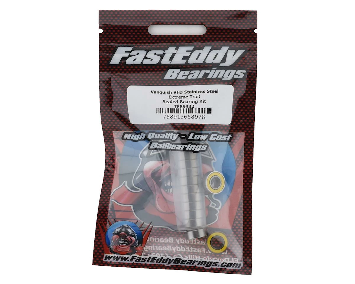 FastEddy Vanquish VFD Stainless Steel Extreme Trail Bearing Kit 1 FastEddy Vanquish VFD Stainless Steel Extreme Trail Bearing Kit