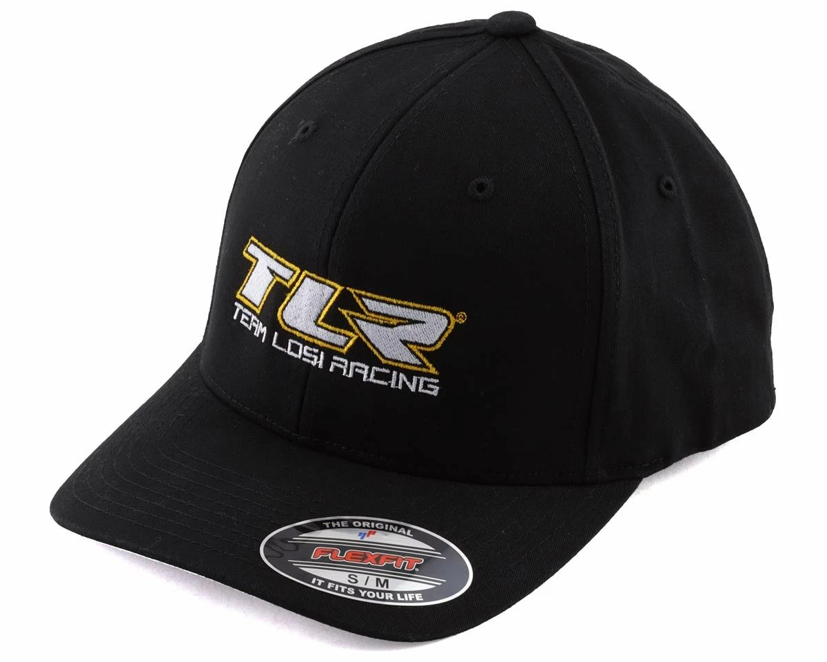 Team Losi Racing "TLR" Flex-Fit Hat (Black) (S/M) 1 Team Losi Racing "TLR" Flex-Fit Hat (Black) (S/M)