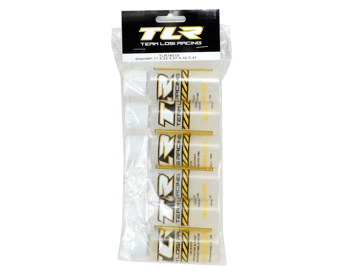 Team Losi Racing Silicone Shock Oil Six Pack (2oz) (17.5, 22.5, 27.5, 32.5, 37.5, 42.5wt) 2 Team Losi Racing Silicone Shock Oil Six Pack (2oz) (17.5, 22.5, 27.5, 32.5, 37.5, 42.5wt) - Image 2