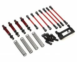 Traxxas TRX-4 Complete Long Arm Lift Kit (Red)