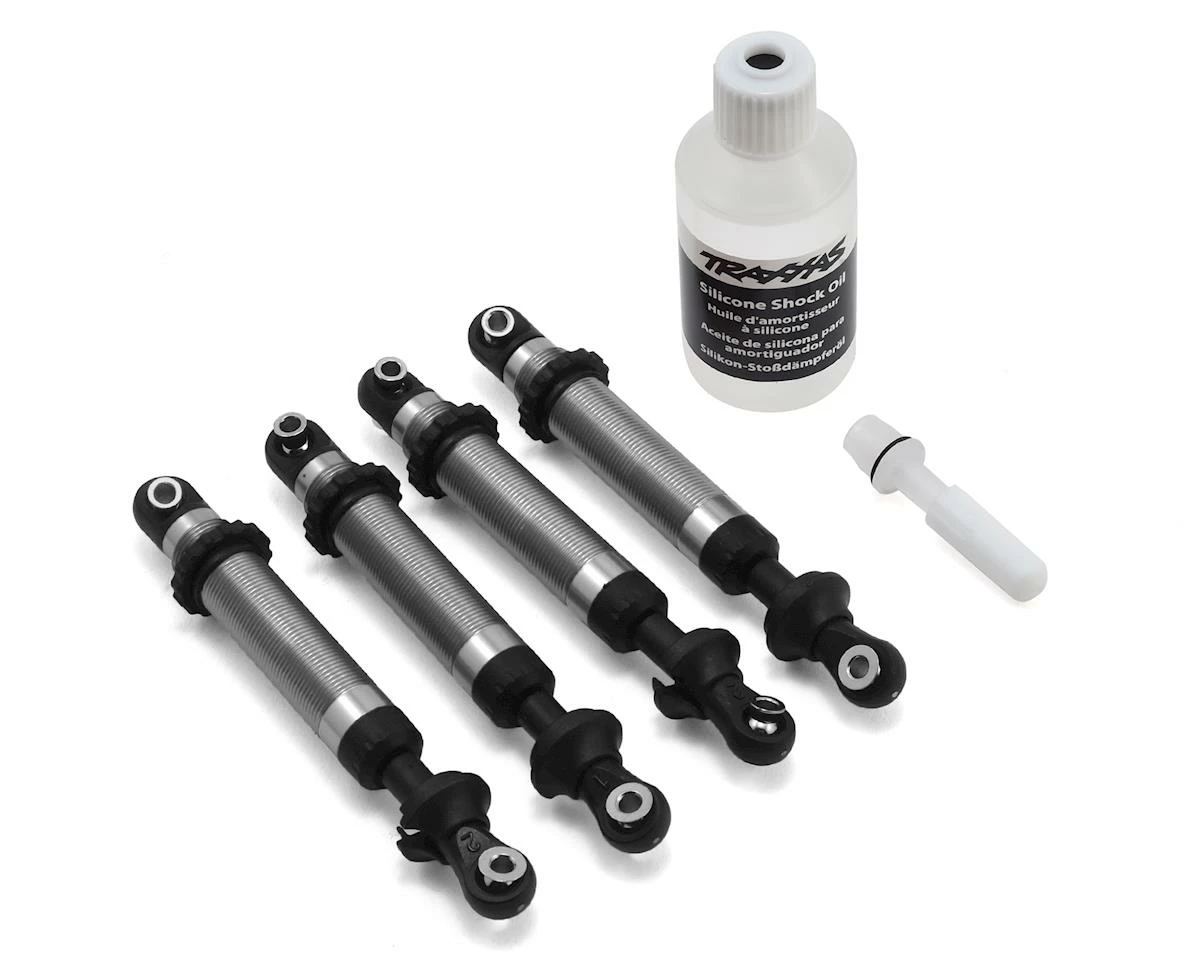 Traxxas TRX-4 GTS Aluminum Long Arm Shocks (Silver) (4) 1 Traxxas TRX-4 GTS Aluminum Long Arm Shocks (Silver) (4)