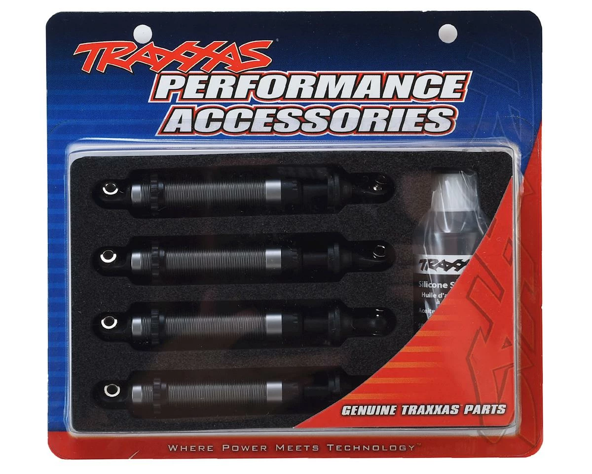 Traxxas TRX-4 GTS Aluminum Long Arm Shocks (Silver) (4) 2 Traxxas TRX-4 GTS Aluminum Long Arm Shocks (Silver) (4) - Image 2