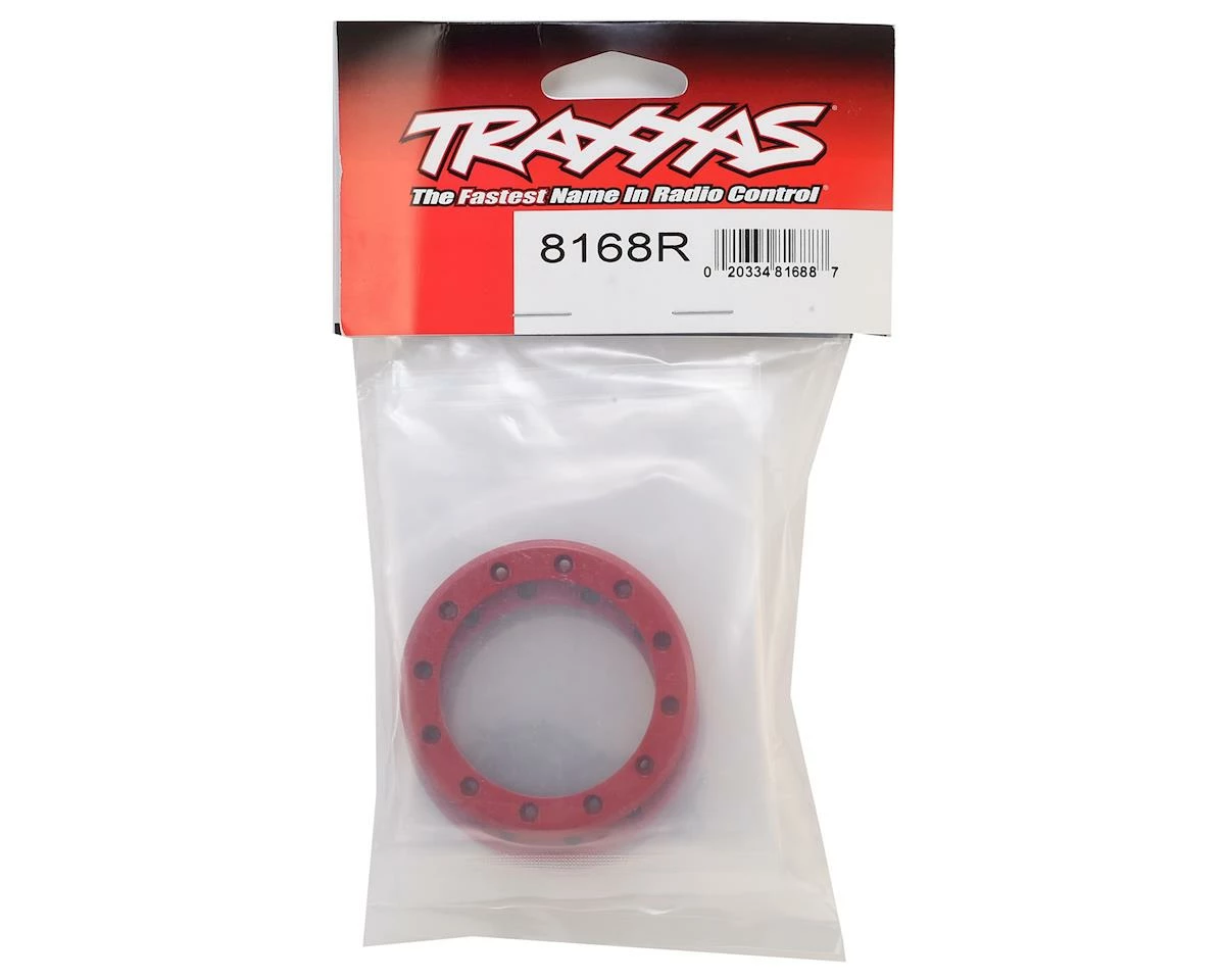 Traxxas Aluminum 2.2" Beadlock Rings (Red) (4) 2 Traxxas Aluminum 2.2" Beadlock Rings (Red) (4) - Image 2