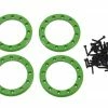 Traxxas Aluminum 1.9" Beadlock Rings (Green) (4)