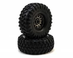 Traxxas TRX-4 Pre-Mounted Canyon Trail 1.9" Crawler Tires w/Method 105 Wheels (Black Chrome) (2)