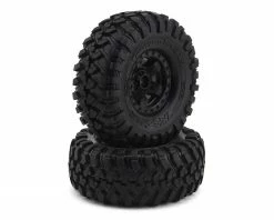 Traxxas TRX-4 Pre-Mounted Canyon Trail 1.9" Crawler Tires (Black) (2) w/Sport Wheels & 12mm Hex