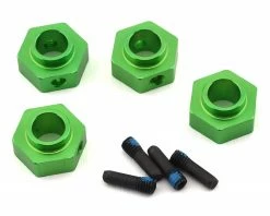 Traxxas TRX-4 12mm Hex Aluminum Wheel Hubs (Green) (4)