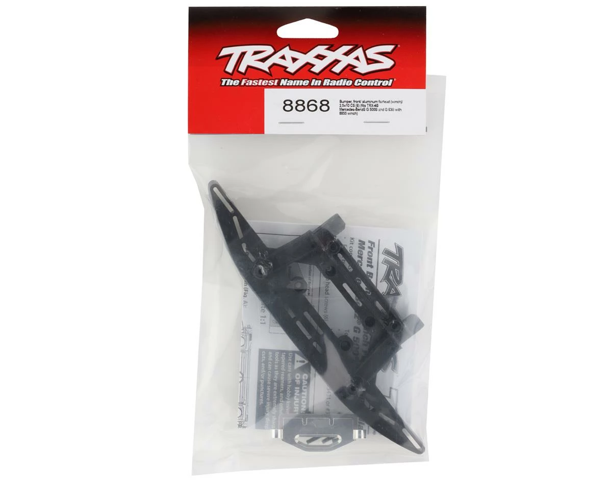Traxxas TRX-4/TRX-6 Mercedes Front Bumper w/Aluminum Fairlead 2 Traxxas TRX-4/TRX-6 Mercedes Front Bumper w/Aluminum Fairlead - Image 2