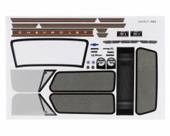 Traxxas TRX-4 Chevrolet Blazer 1969-1972 Decal Sheets
