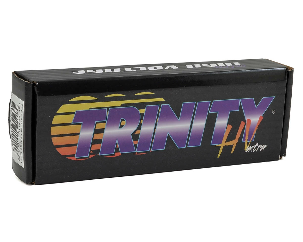 Trinity Hi-Voltage 2S 100C Hardcase LiPo Battery (7.4V/6500mAh) 5mm Bullets 2 Trinity Hi-Voltage 2S 100C Hardcase LiPo Battery (7.4V/6500mAh) 5mm Bullets - Image 2