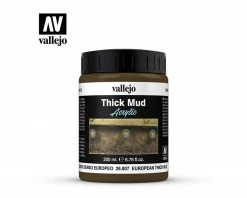 Vallejo Paints European Thick Mud 200Ml