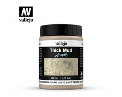 Vallejo Paints Light Brown Thick Mud 200Ml