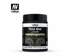 Vallejo Paints Black Thick Mud 200Ml