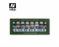 Vallejo Paints Metallic Colors (8) 17Ml