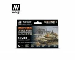 Vallejo Paints Wwii Soviet Armour N Infantry Paint Set