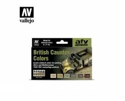 Vallejo Paints Model Air Set British Caunter 9/17