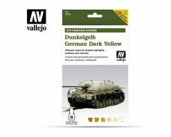 Vallejo Paints Afv Dunkelgelb Modulation Set 8Ml
