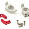 Vanquish Products Wraith Steering Knuckle Set (Silver/Red) (2)