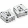 Vanquish Products Wraith Lower Shock Link Mount Set (Silver) (2)