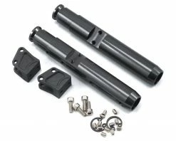 Vanquish Products Wraith/Yeti Center Pumpkin Rear Currie Axle Tubes (2) (Black)