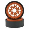 Vanquish Products KMC XD127 Bully 1.9 Beadlock Crawler Wheels (Orange) (2)