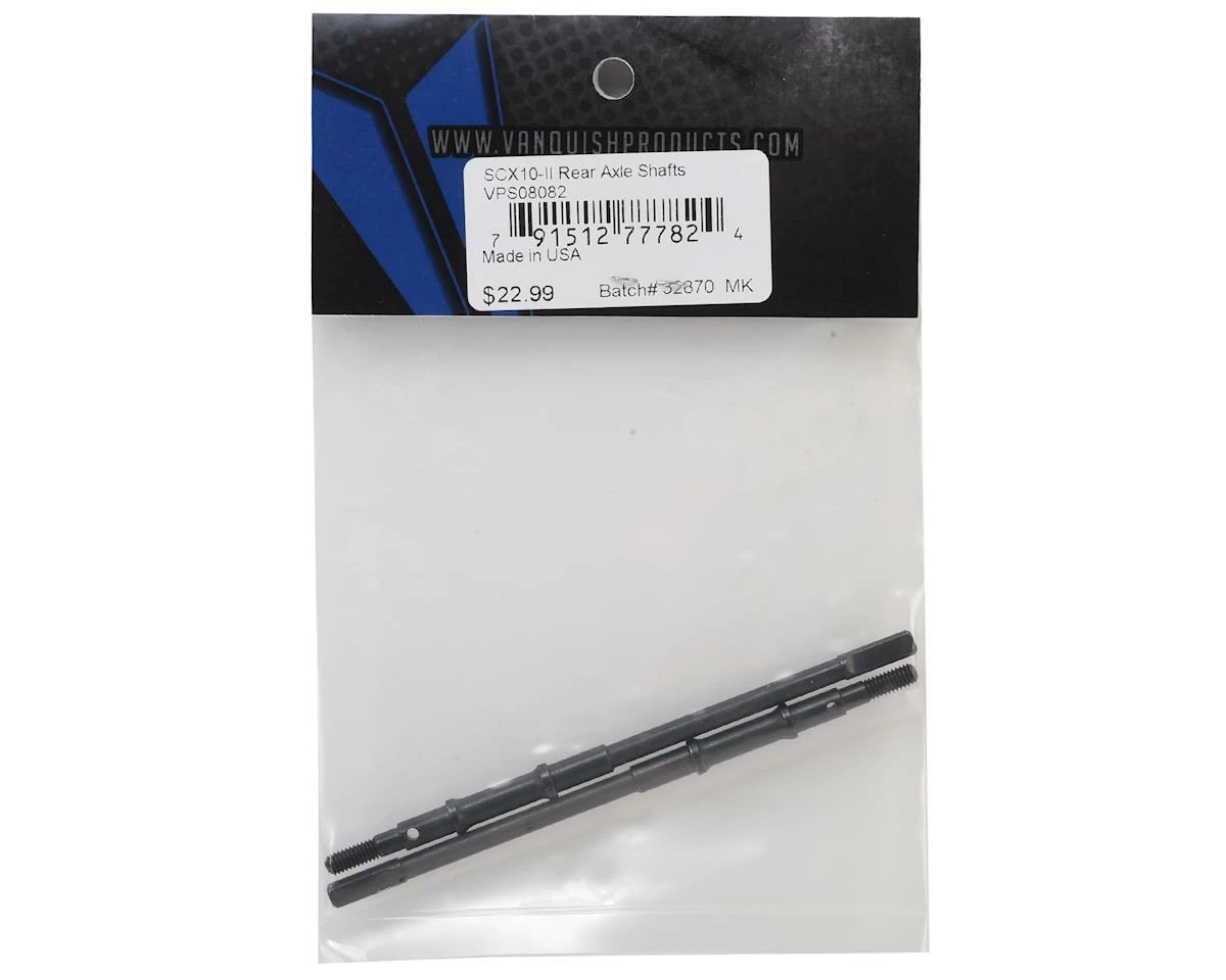 Vanquish Products SCX10 II Chromoly Rear Axle Shafts (2) 2 Vanquish Products SCX10 II Chromoly Rear Axle Shafts (2) - Image 2