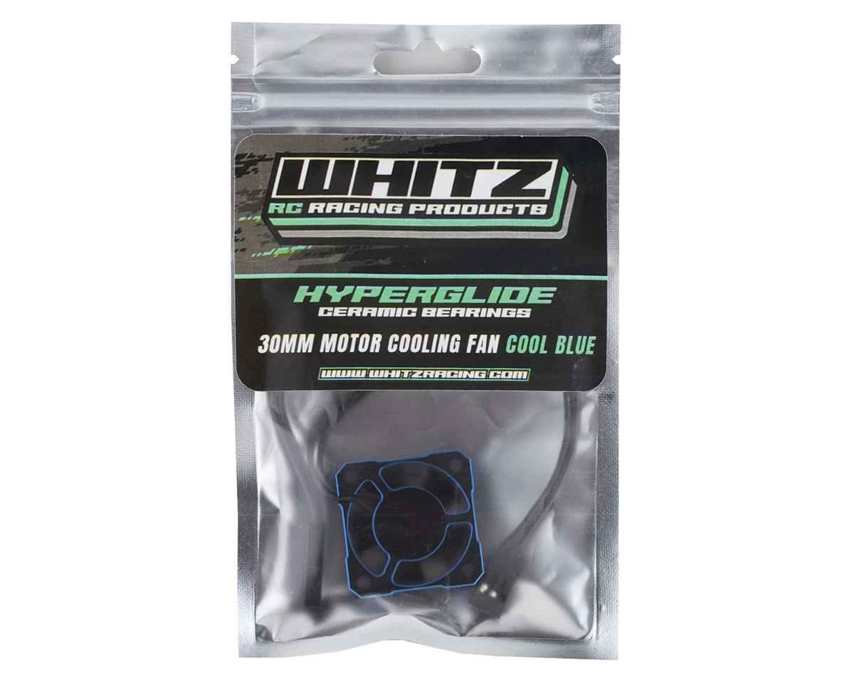 Whitz Racing Products 30mm HyperCool Aluminum Cooling Fan (Black/Blue) 2 Whitz Racing Products 30mm HyperCool Aluminum Cooling Fan (Black/Blue) - Image 2