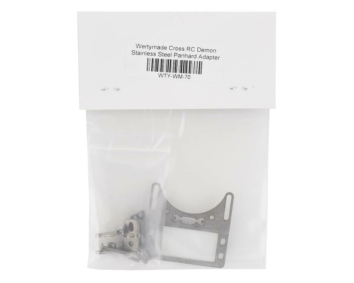 Wertymade Cross RC Demon SR4/SG4 Stainless Steel CMS Kit w/Panhard & Servo Mount 2 Wertymade Cross RC Demon SR4/SG4 Stainless Steel CMS Kit w/Panhard & Servo Mount - Image 2