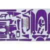 WRAP-UP NEXT REAL 3D "Crocodile" Premium Transmitter Skin (Purple) (Sanwa M12)