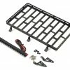 Xtra Speed SCX10 II Metal Cage Roof Luggage Tray w/Light Bar