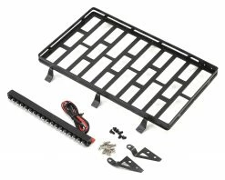 Xtra Speed SCX10 II Metal Cage Roof Luggage Tray w/Light Bar