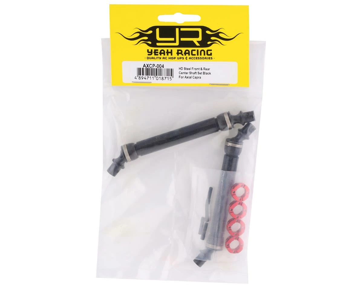 Yeah Racing Axial Capra 1.9 Front & Rear Steel Center Driveshafts (Black) (2) 2 Yeah Racing Axial Capra 1.9 Front & Rear Steel Center Driveshafts (Black) (2) - Image 2