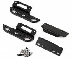 Yeah Racing Axial SCX24 Jeep/Deadbolt Rock Sliders (Black)