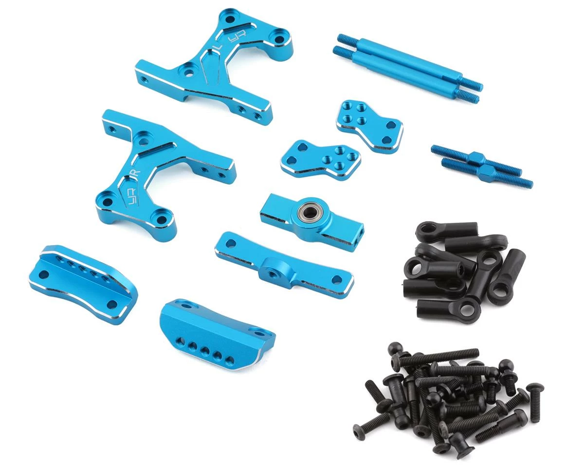 Yeah Racing Tamiya CC-01 Aluminum Rear Four Link Conversion Kit (Blue) 1 Yeah Racing Tamiya CC-01 Aluminum Rear Four Link Conversion Kit (Blue)