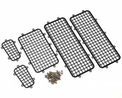 Yeah Racing Traxxas TRX-4 Windows Guard Set (Black)