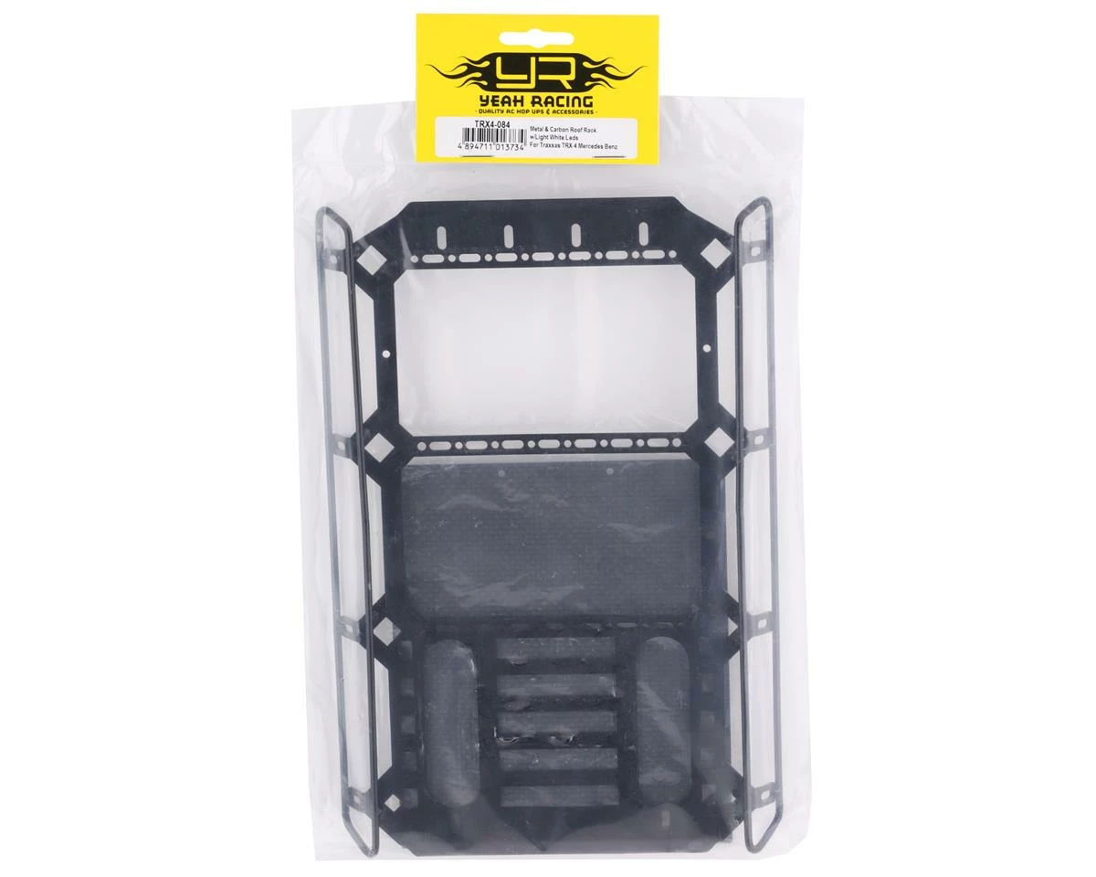 Yeah Racing Traxxas TRX-4 Mercedes Benz Aluminum & Carbon Roof Rack (Black) 2 Yeah Racing Traxxas TRX-4 Mercedes Benz Aluminum & Carbon Roof Rack (Black) - Image 2