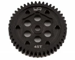 Yeah Racing Traxxas TRX-4 32P Hardened Steel Spur Gear (Black) (45T)