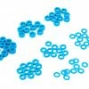 Yeah Racing 3x0.25/0.5/1.5/2/2.5/3mm Flat Washer Set (Blue) (70)