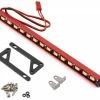 Yeah Racing HV Aluminum LED Light Bar (Red) (159x100mm)